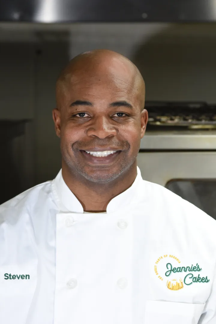 Steven Gray in chef whites
